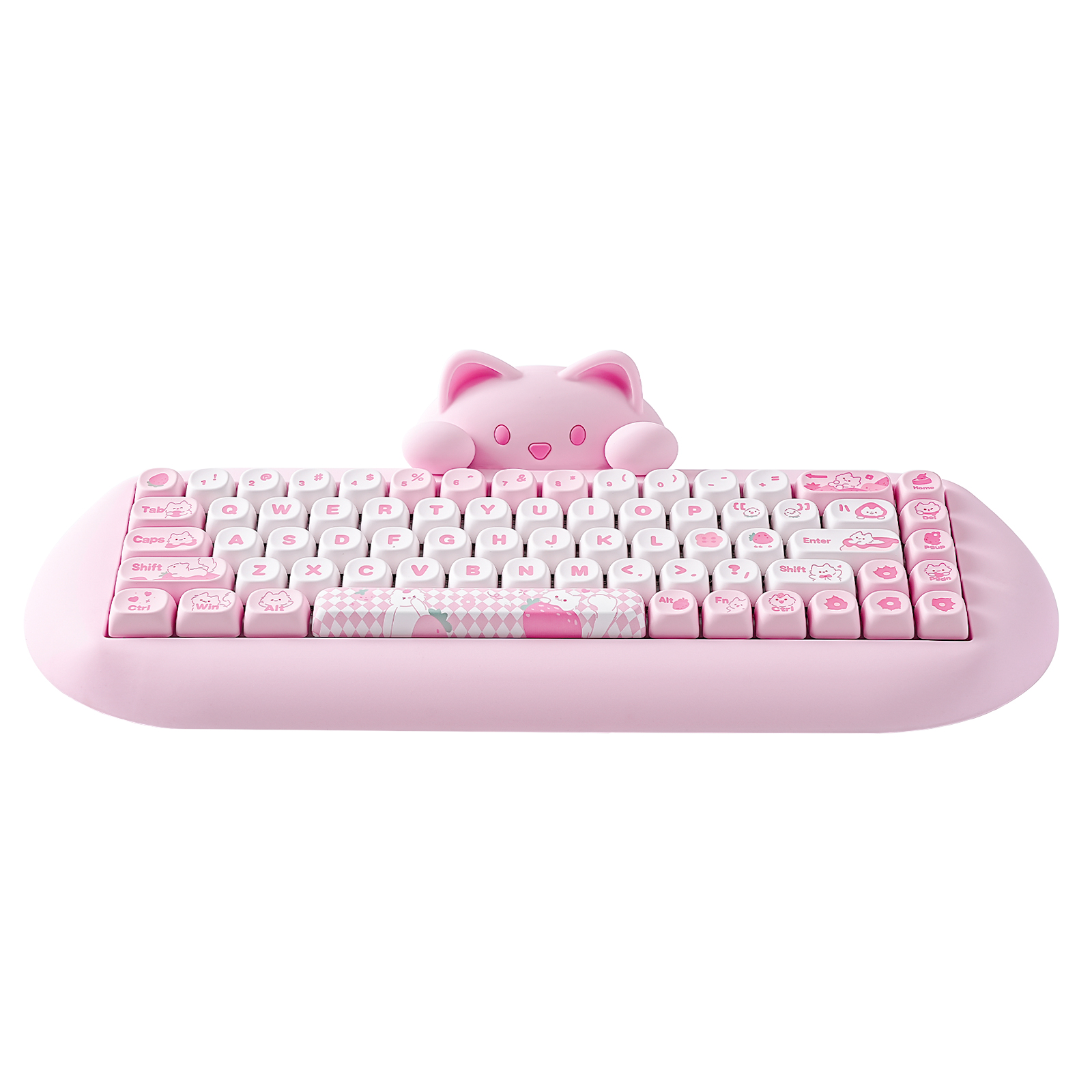 Pc Gaming Pink - YUNZII C68 розовый 65% Hi-Fi милый