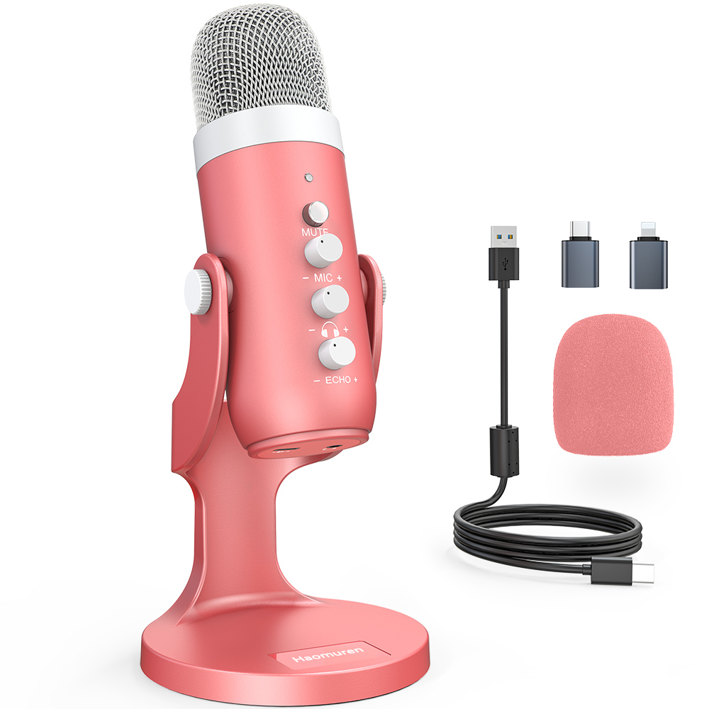 Haomuren USB конденсаторный ми – обзор и цена Pc Gaming Pink
