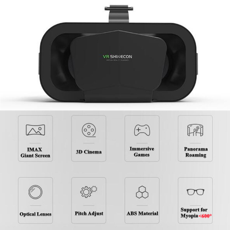 Shinecon Viar 3D VR очки устро – обзор и цена Vr Headset Pc